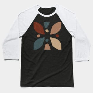 Terracotta Abstract Baseball T-Shirt